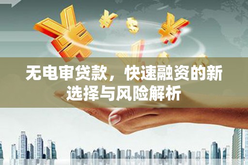 花溪无电审贷款，快速融资的新选择与风险解析