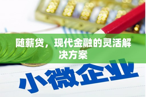 花溪随薪贷，现代金融的灵活解决方案