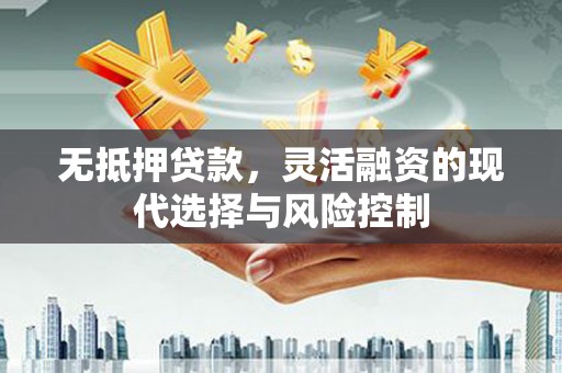 花溪无抵押贷款，灵活融资的现代选择与风险控制