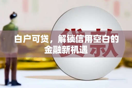 花溪白户可贷，解锁信用空白的金融新机遇