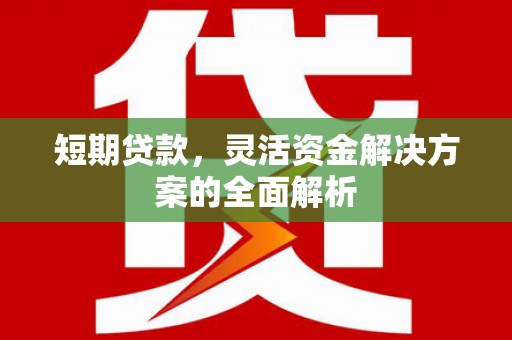 花溪短期贷款，灵活资金解决方案的全面解析