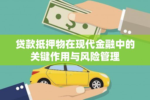 花溪贷款抵押物在现代金融中的关键作用与风险管理