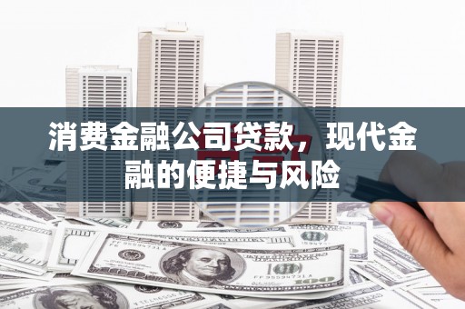 花溪消费金融公司贷款，现代金融的便捷与风险
