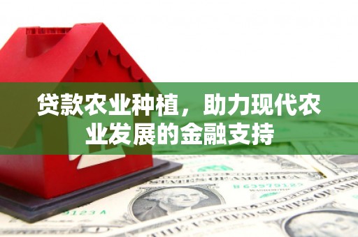 花溪贷款农业种植，助力现代农业发展的金融支持